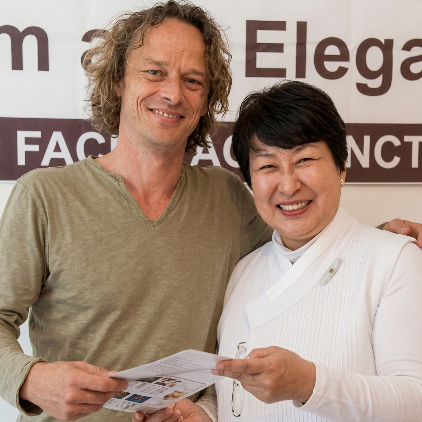 Jérémy Demesmaeker avec le Dr Jeon Hwa Song — formation FACE® 2016